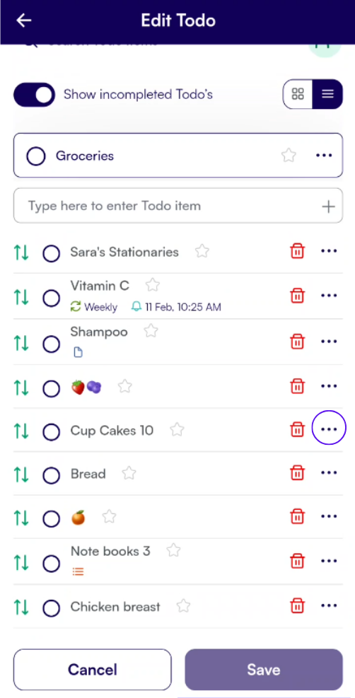 Add Links or URLs for an Item