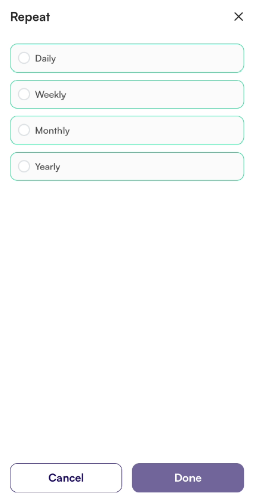 Repeat Types