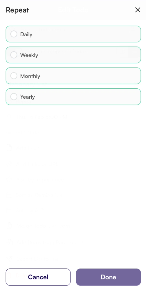 Repeat Types