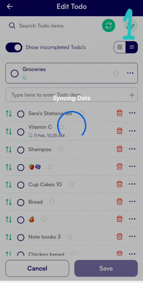 Syncing Updates Added